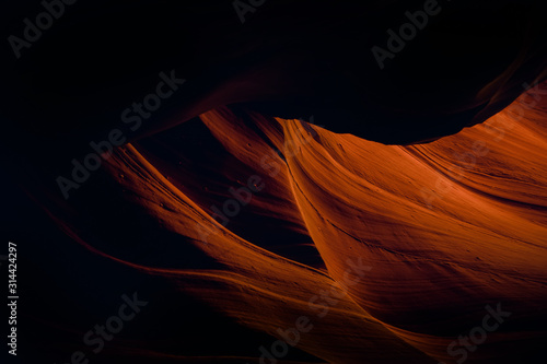 Antelope Canyon lights and rocks arizona usa