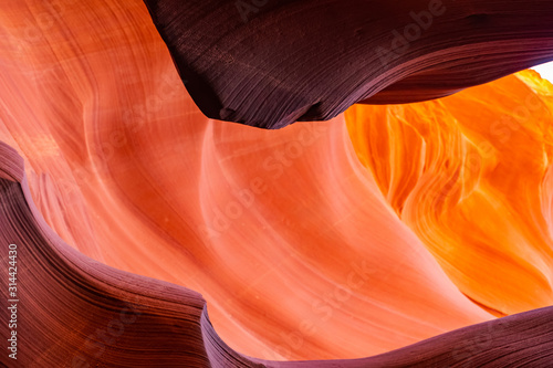 Antelope Canyon lights and rocks arizona usa