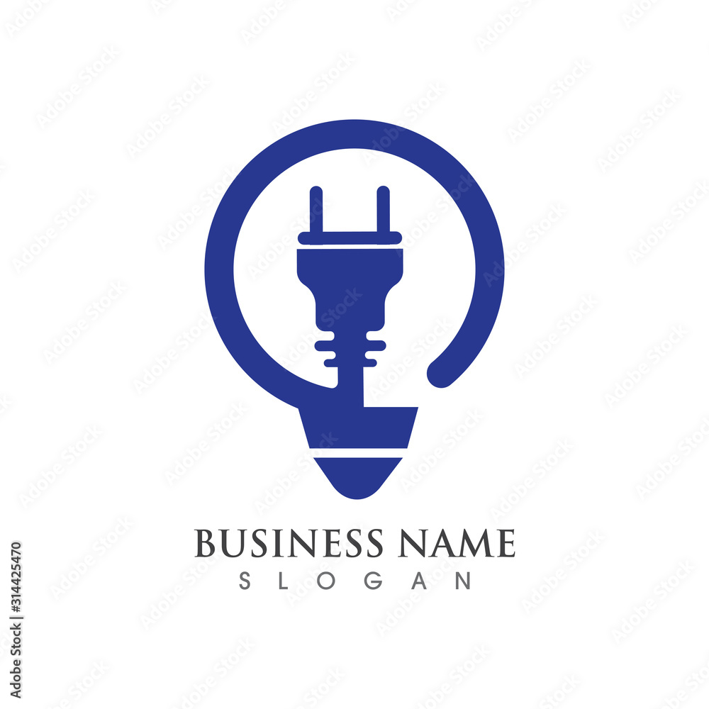 Light bulb creative Logo symbol vector template design Light bulb creative Logo symbol vector template design