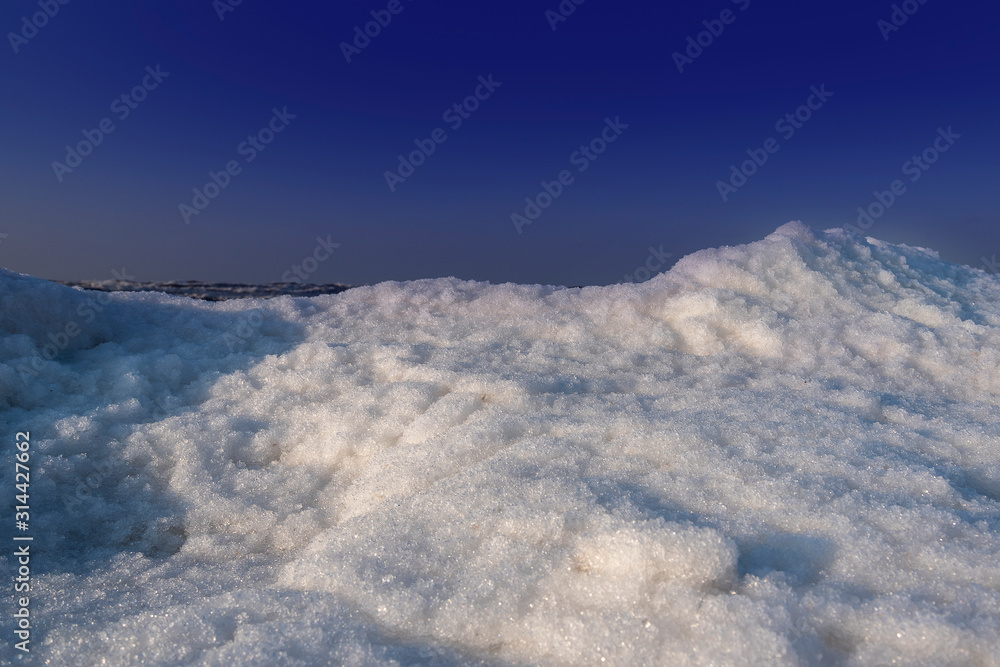 Cold winter day by Baltic sea. Cold winter day by Baltic sea.
