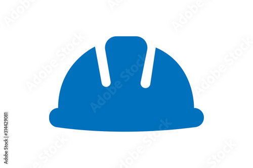 Construction worker helmet  vector icon