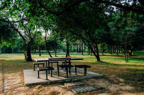 KUALA LUMPUR  MALAYSIA - JANUARY 10TH  2020. Landscape Design at Taman Tasik Titiwangsa