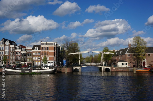 the cityscape of amsterdam, the netherlands