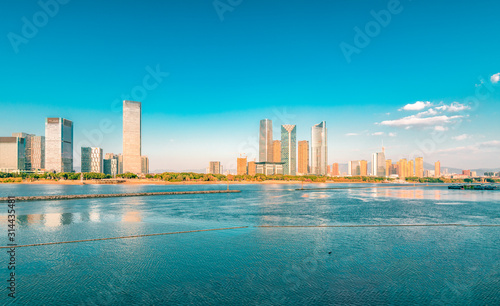 Central Business District, North Bank of Minjiang River, Fuzhou City, Fujian Province, China