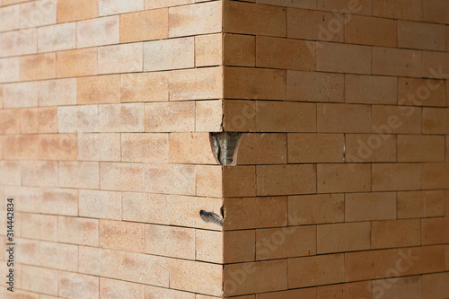 Old brick wall texture background
