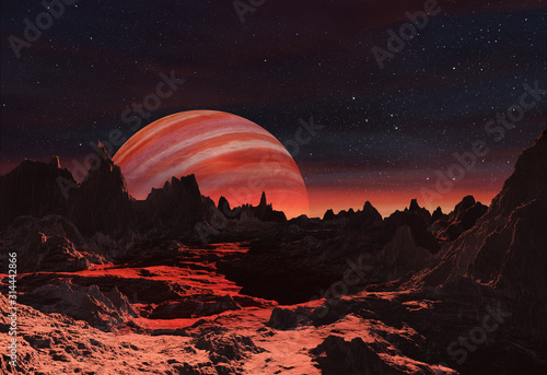 Big Hot Exoplanet Rising photo