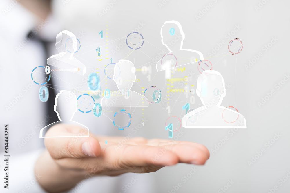 Social networking scheme - Mixed media Social networking scheme - Mixed media