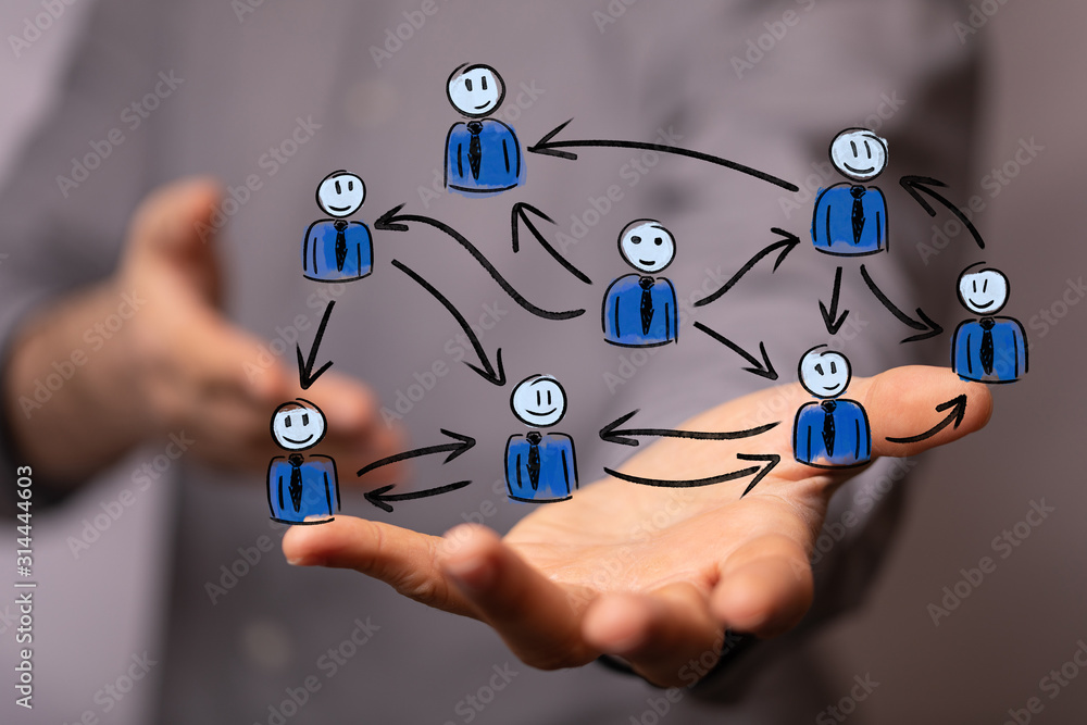 group of people talking in social network. group of people talking in social network.