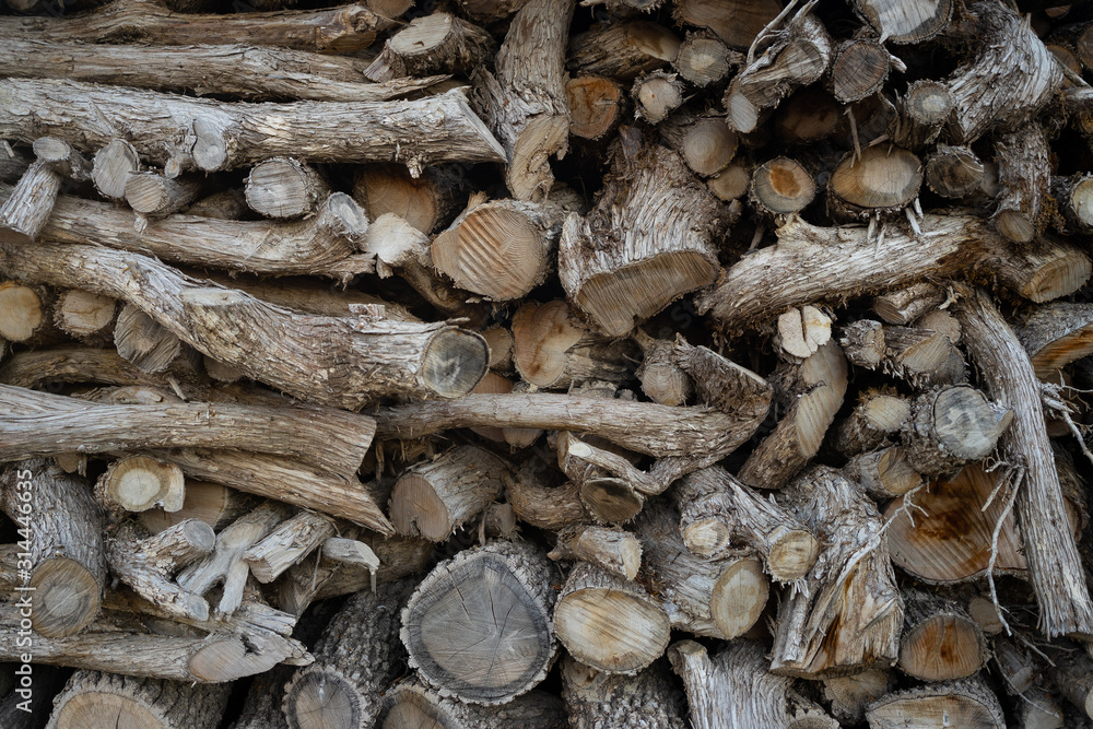 Stove firewood set. Logs texture. Stove firewood set. Logs texture.