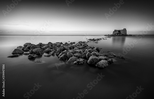 Rocks over the sea