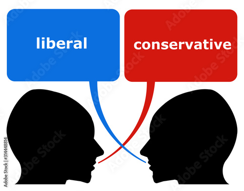 liberal conservative