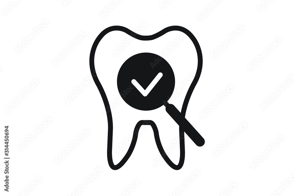 Tooth icon vector , eps 10 , dental Tooth icon vector , eps 10 , dental