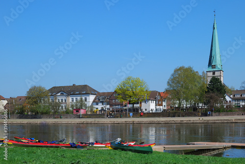 Holzminden an der Weser im Weserbergland,Niedersachsen,Deutschland photo