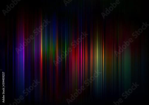 Vertical lines with colorful background
