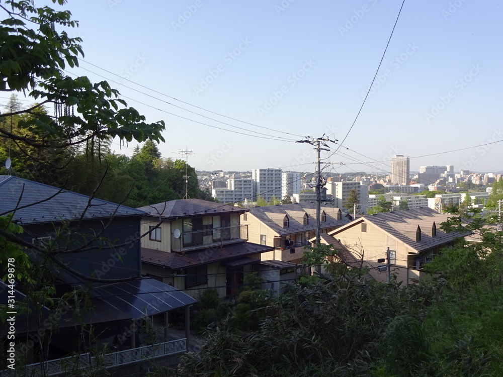 The view of Sendai city