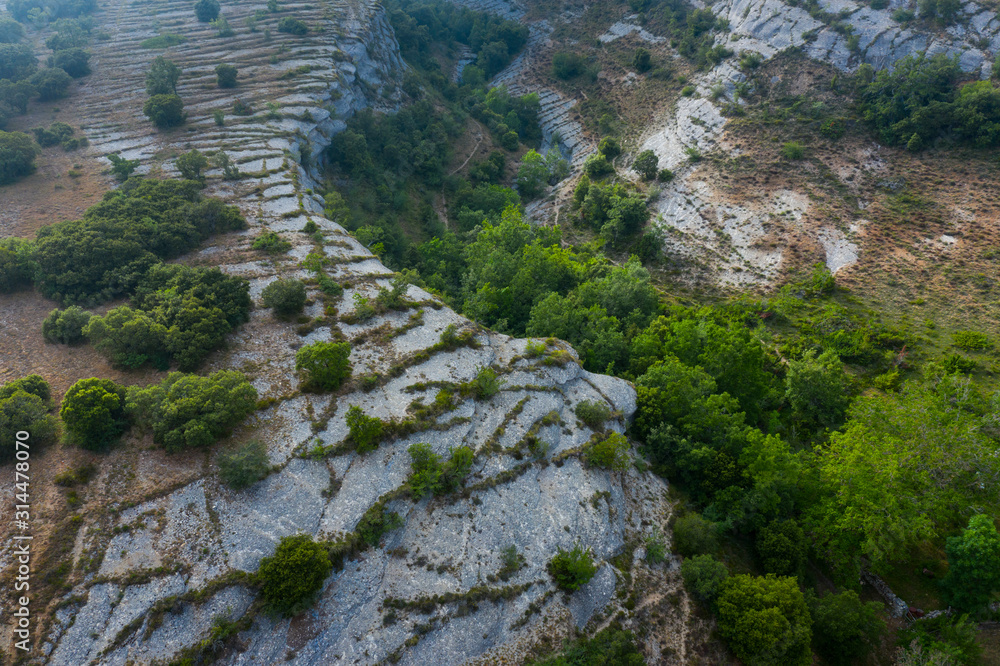 Aerial View, Geological Landscape, Lastras de las Heras, Valle de Losa, Junta de Traslaloma, Las Merindades, Burgos, Castilla y Leon, Spain, Europe Aerial View, Geological Landscape, Lastras de las Heras, Valle de Losa, Junta de Traslaloma, Las Merindades, Burgos, Castilla y Leon, Spain, Europe