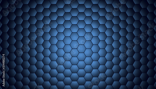 3d illustration honeycomb texture colored. Abstract background for business presentation. © sergeymalov