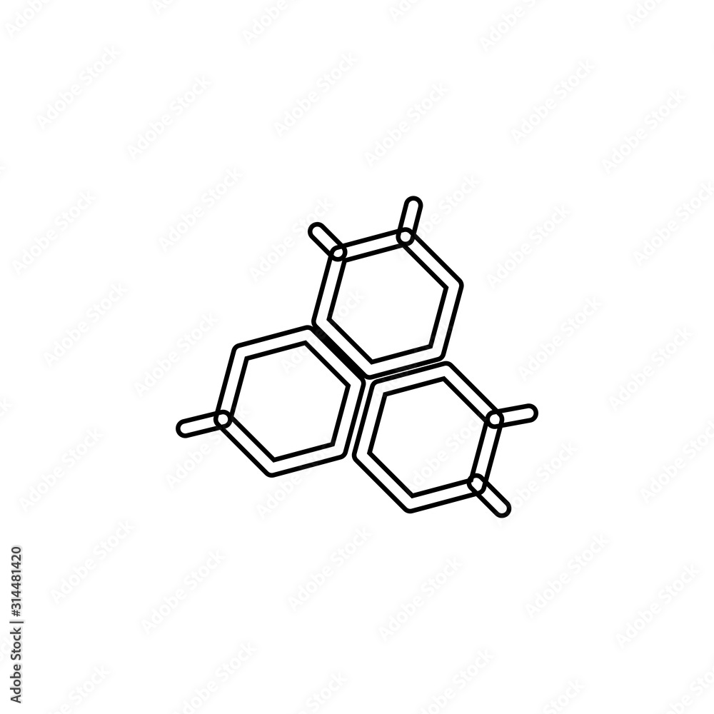 Boric acid icon. Chemical symbol. Logo design element Boric acid icon. Chemical symbol. Logo design element