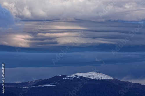 Nuages sur le ballon de Guebwiller