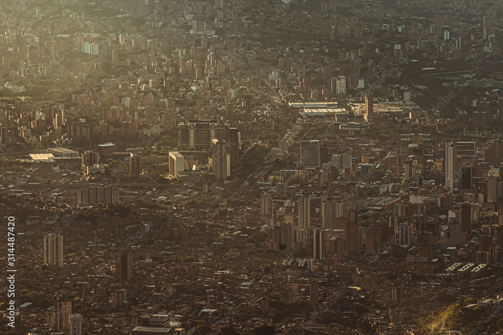 Fototapeta premium Ciudad de Medellin