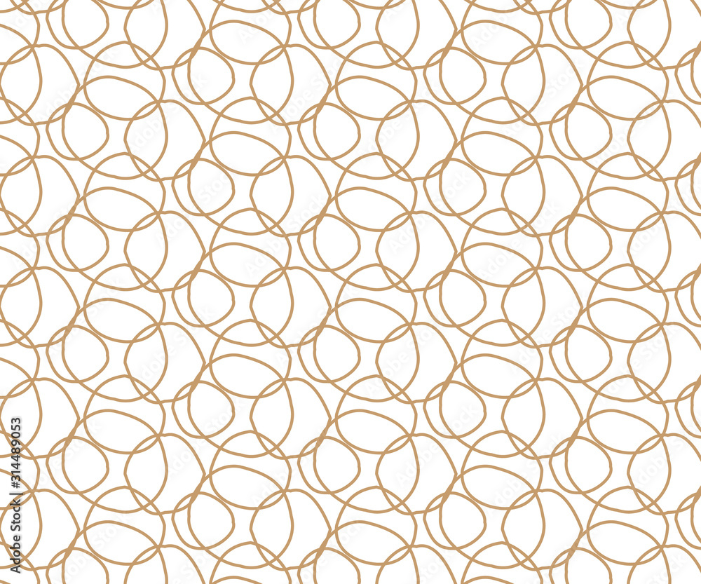 Fototapeta premium Repeating circle shape vector pattern , pattern with rings