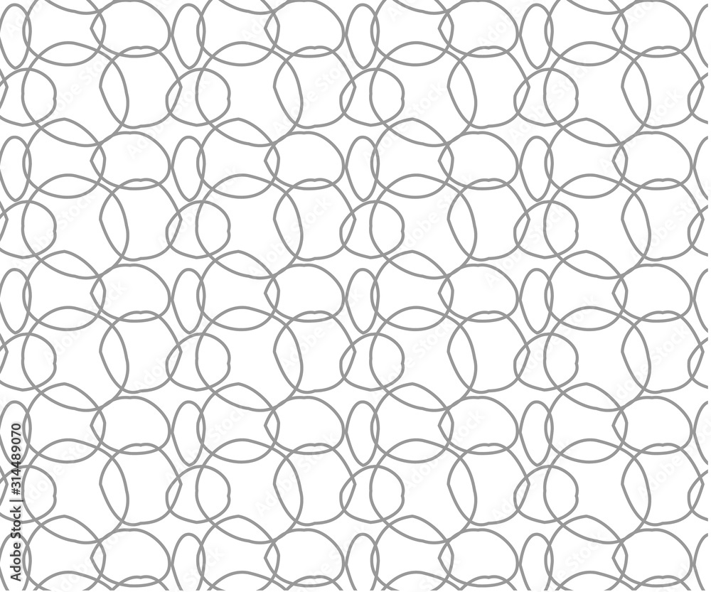 Repeating  circle shape vector pattern , pattern with rings