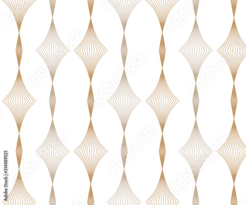 Linear vector pattern, linear diamond shape 