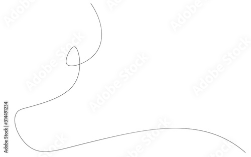 Tree on white background vector illustration