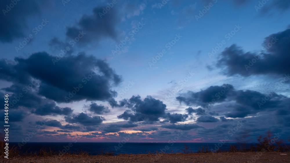Obraz premium Beautiful cloudscape over Black sea