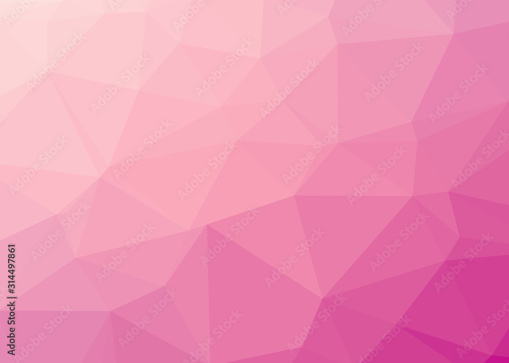 Obraz premium Abstract Trianglify gradient Generative Art background illustration