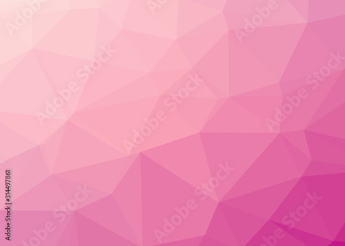 Abstract Trianglify gradient Generative Art background illustration