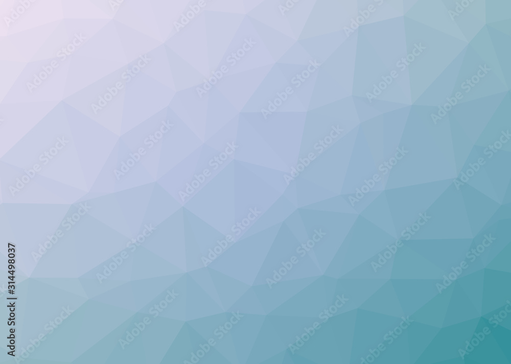 Obraz premium Abstract Trianglify gradient Generative Art background illustration