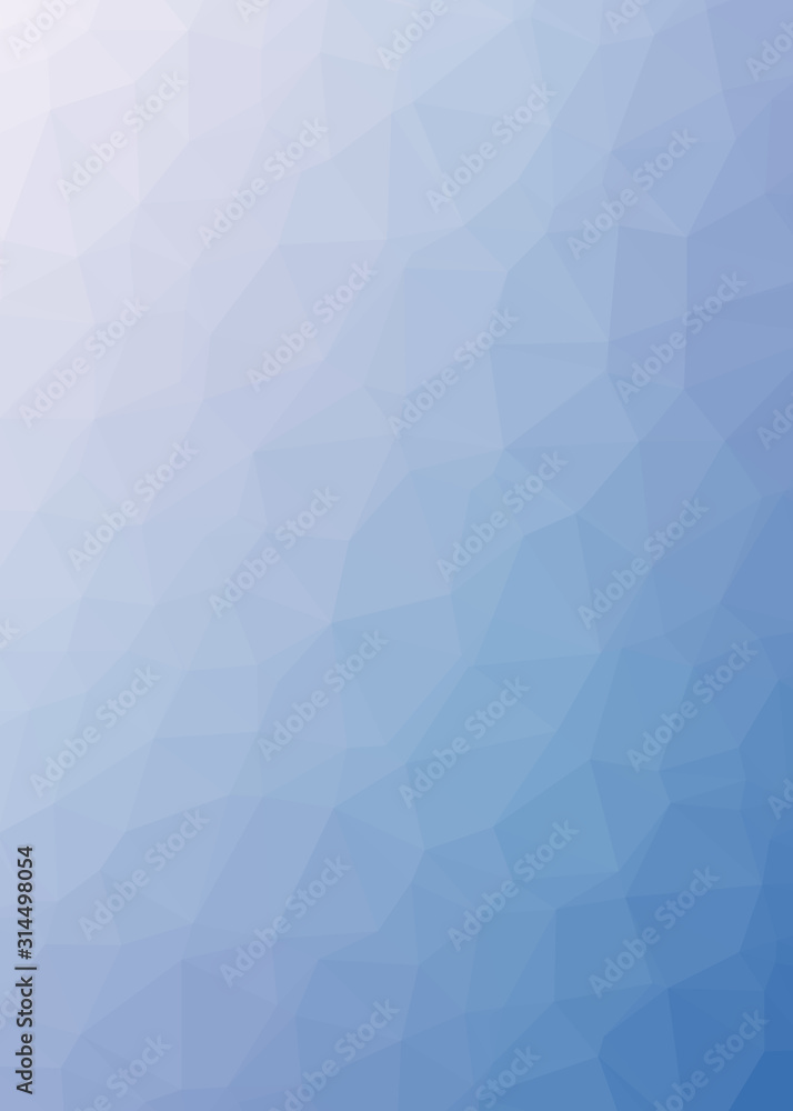 Obraz premium Abstract Trianglify gradient Generative Art background illustration