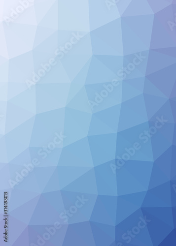 Abstract Trianglify gradient Generative Art background illustration