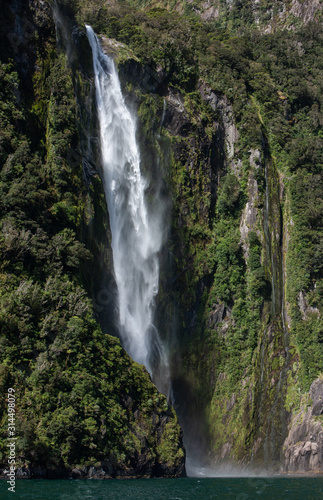 Millford Sound. Fjordland. New Zealand. Mountains 