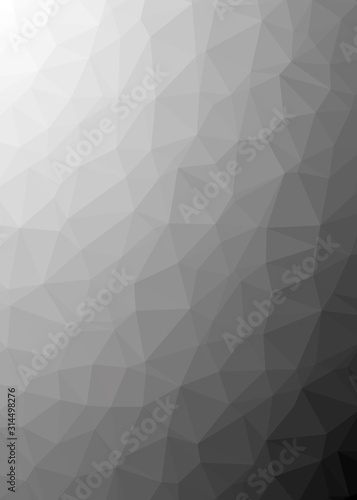 Abstract Trianglify gradient Generative Art background illustration