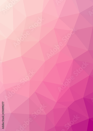 Abstract Trianglify gradient Generative Art background illustration