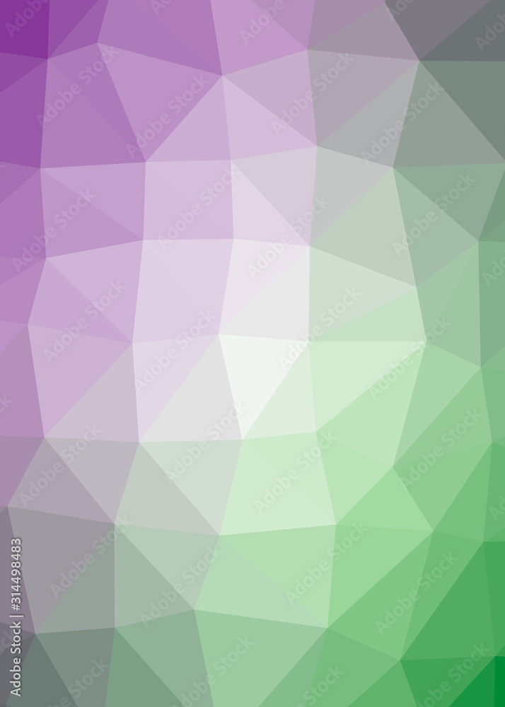 Obraz premium Abstract Trianglify gradient Generative Art background illustration