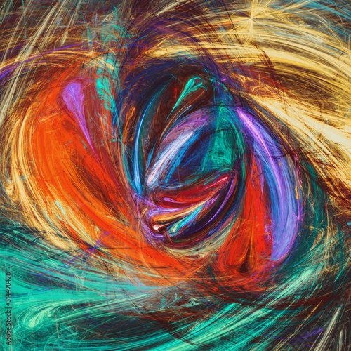 Abstract colorful artistic background
