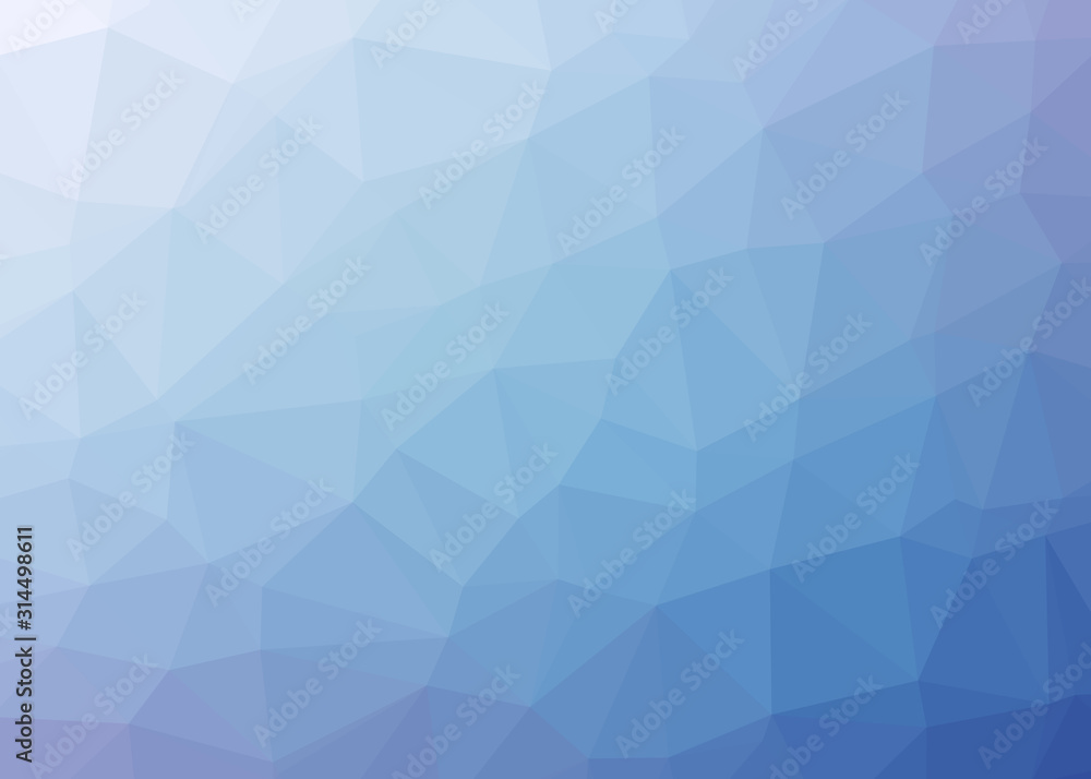 Obraz premium Abstract Trianglify gradient Generative Art background illustration