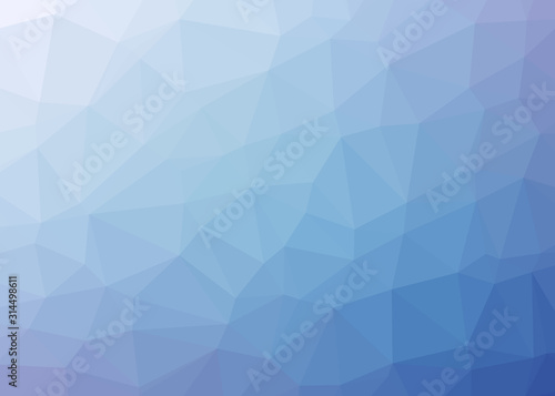 Abstract Trianglify gradient Generative Art background illustration