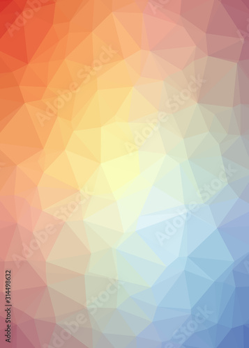 Abstract Trianglify gradient Generative Art background illustration