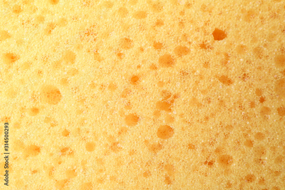 Sponge for washing dishes texture background, macro Sponge for washing dishes texture background, macro