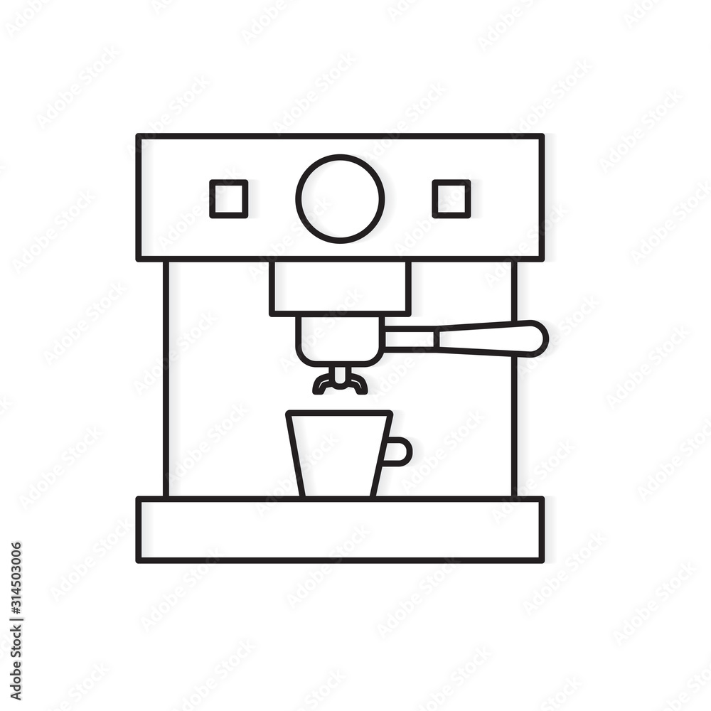 coffe machine icon- vector illustration coffe machine icon- vector illustration