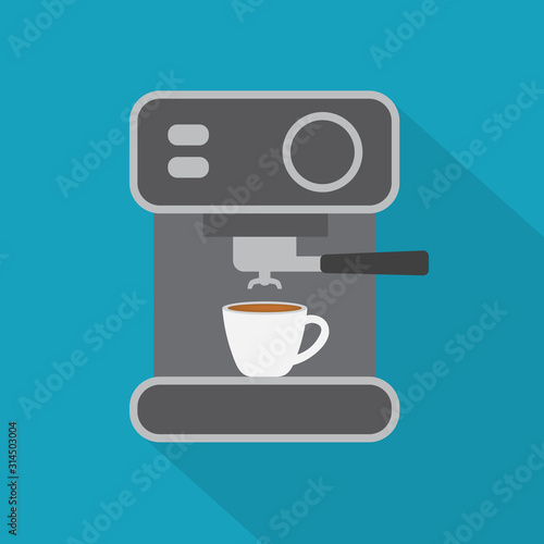 coffe machine icon- vector illustration
