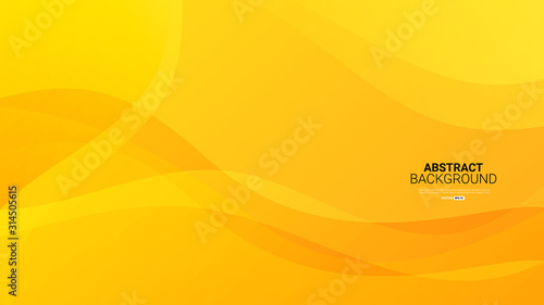 Dynamic textured yellow abstract background vector illustration
