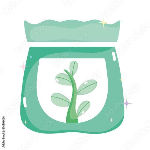 kawaii gardening cartoon fertilizer plant bag