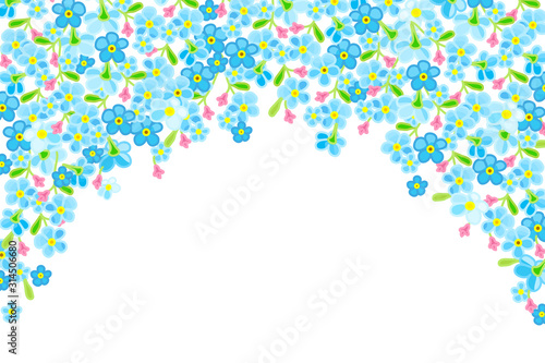 vector cartoon border background