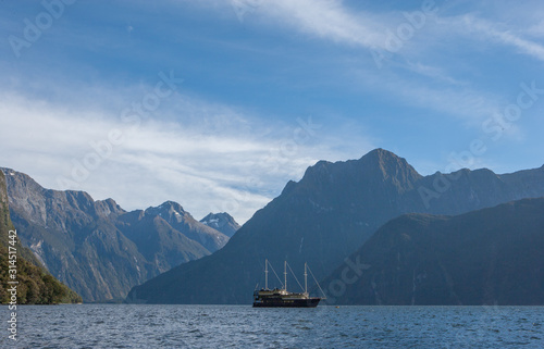 Milford Sound Fjordland New Zealand. South Island.