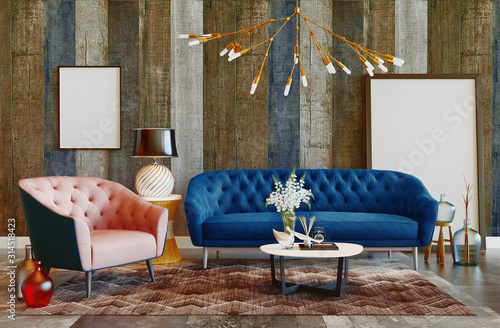 Luxury Modern Living Room, ...